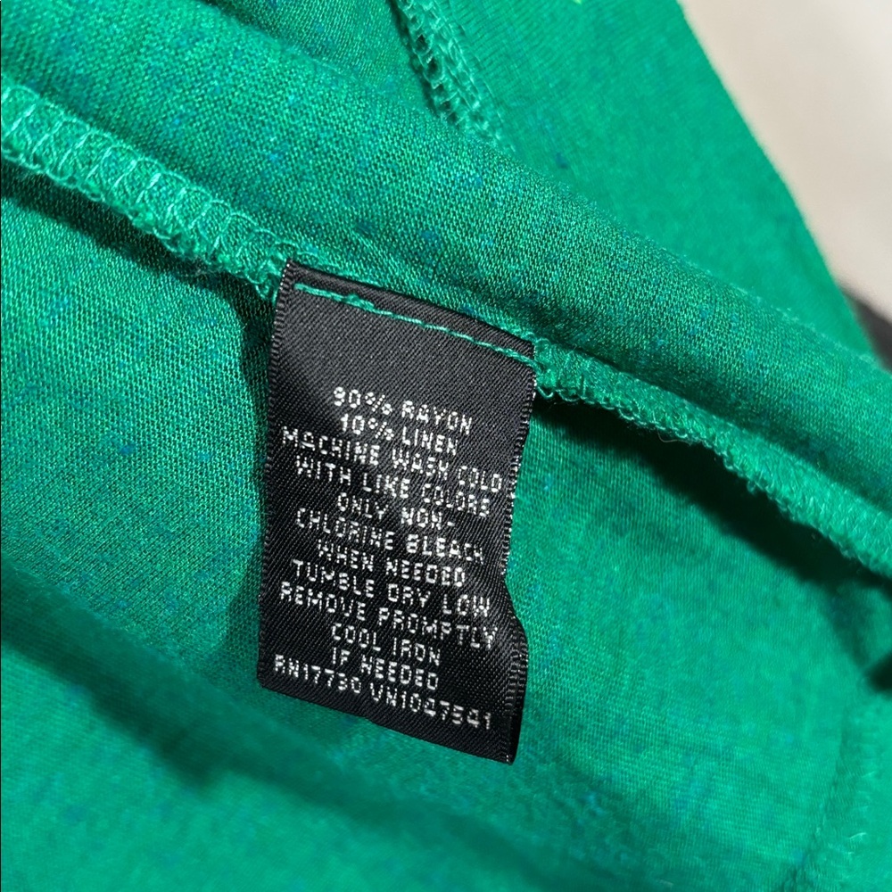 Mossimo Kelly Green Longline Lightweight Button Down Cardigan - Picture 7 of 7